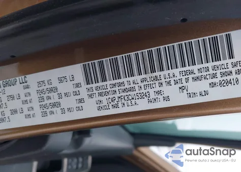 2012 Jeep Liberty Limited Jet Edition z USA, uszkodzony, nr VIN 1C4PJMFK3CW153243